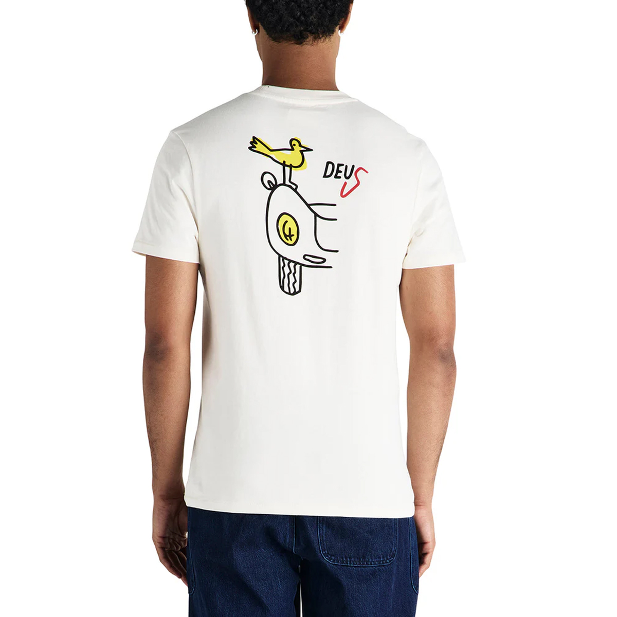 Deus Ex Machina T-Shirt Specter Rare Birds Pristine White - 3