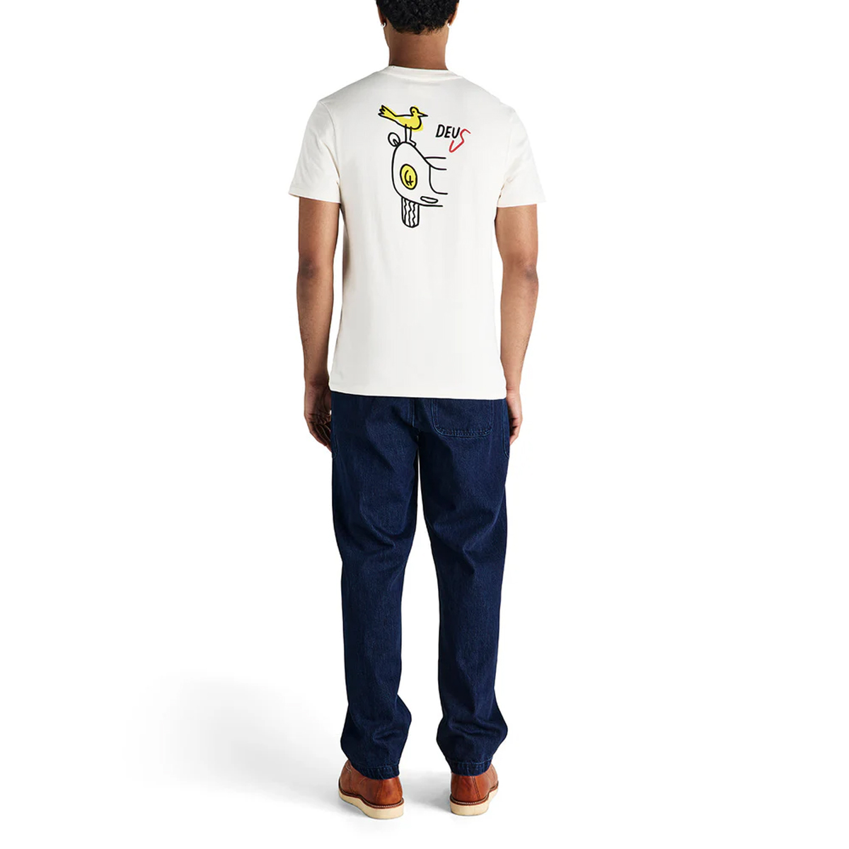 Deus Ex Machina T-Shirt Specter Rare Birds Pristine White - 5