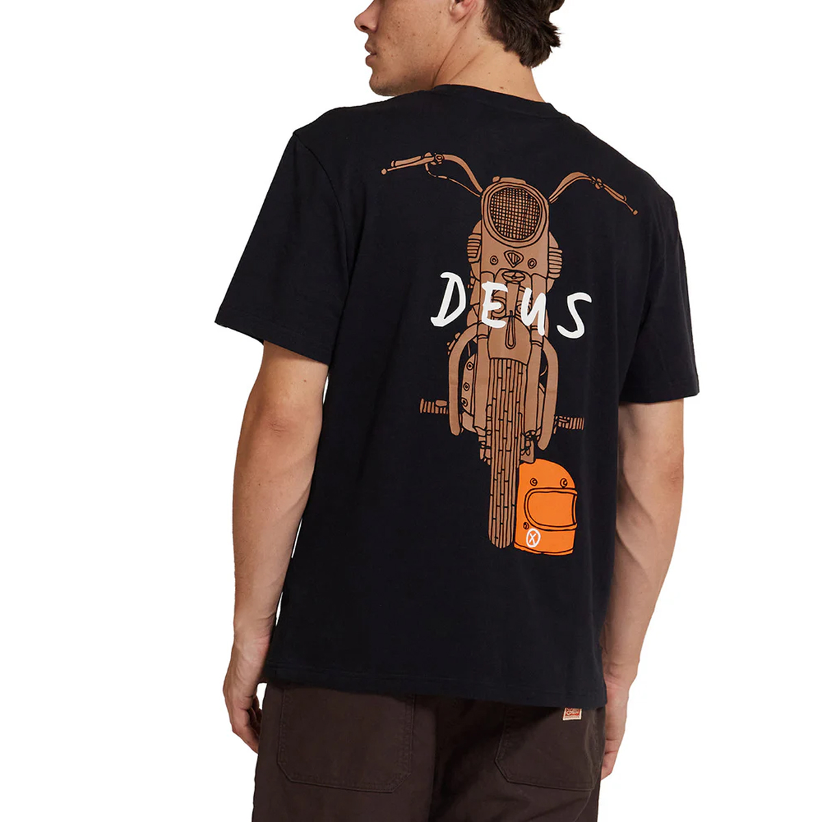 Deus Ex Machina T-Shirt Frontage Black - 5