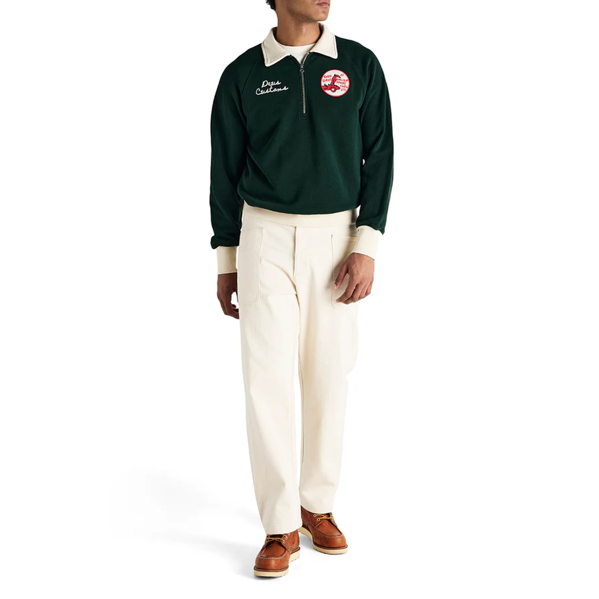 Deus Ex Machina Felpa Specter Zip Racing Green - 2