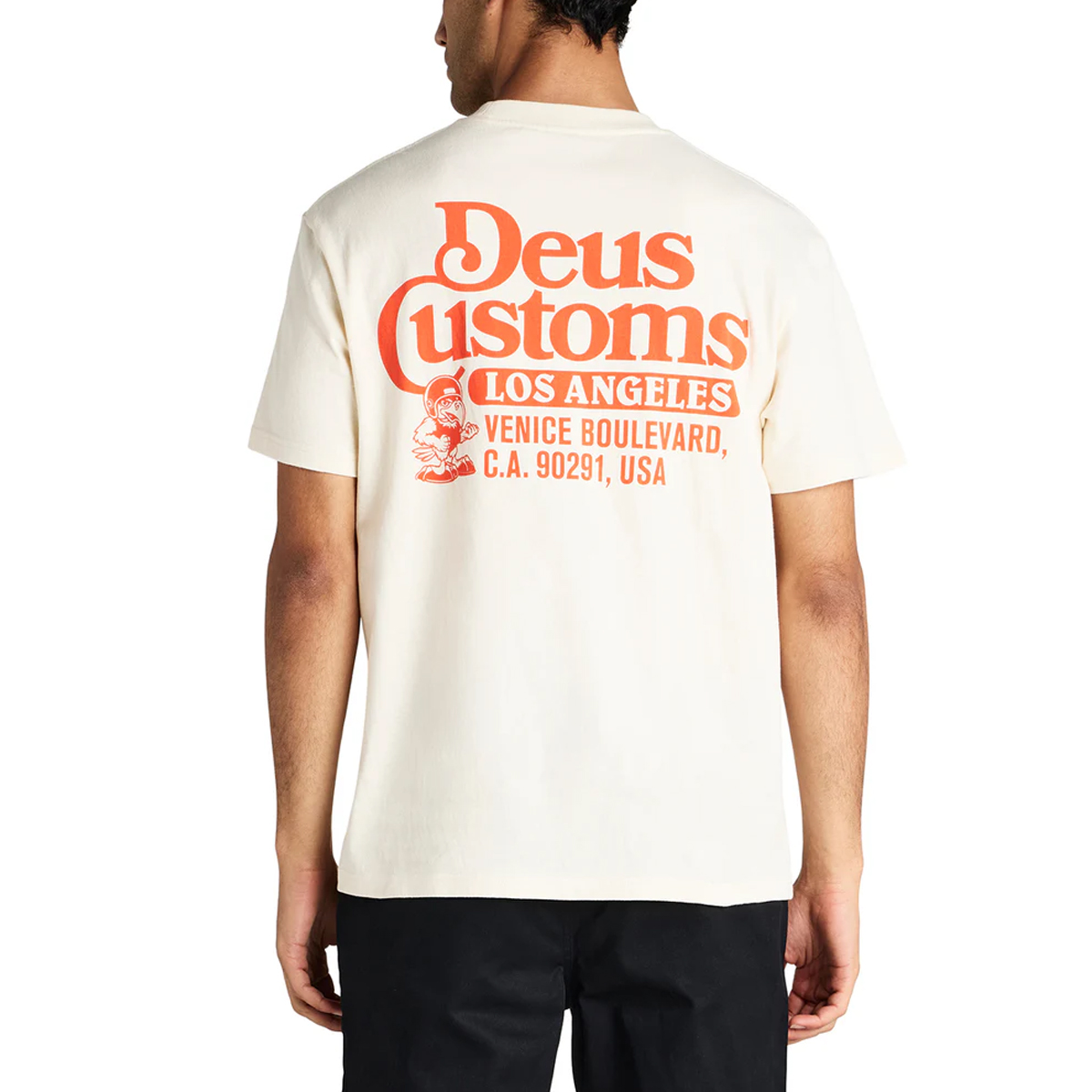 Deus Ex Machina T-Shirt Raptor Dirty White - 3