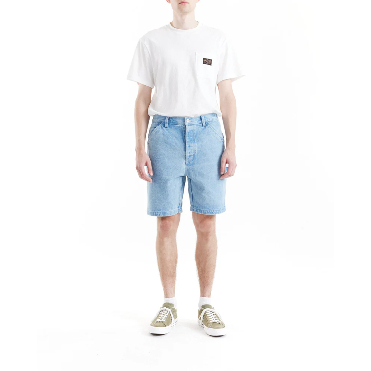 Deus Ex Machina Shorts Jeans Big Fella LT Stone - 5 Deus Ex Machina Shorts Jeans Big Fella LT Stone - 5