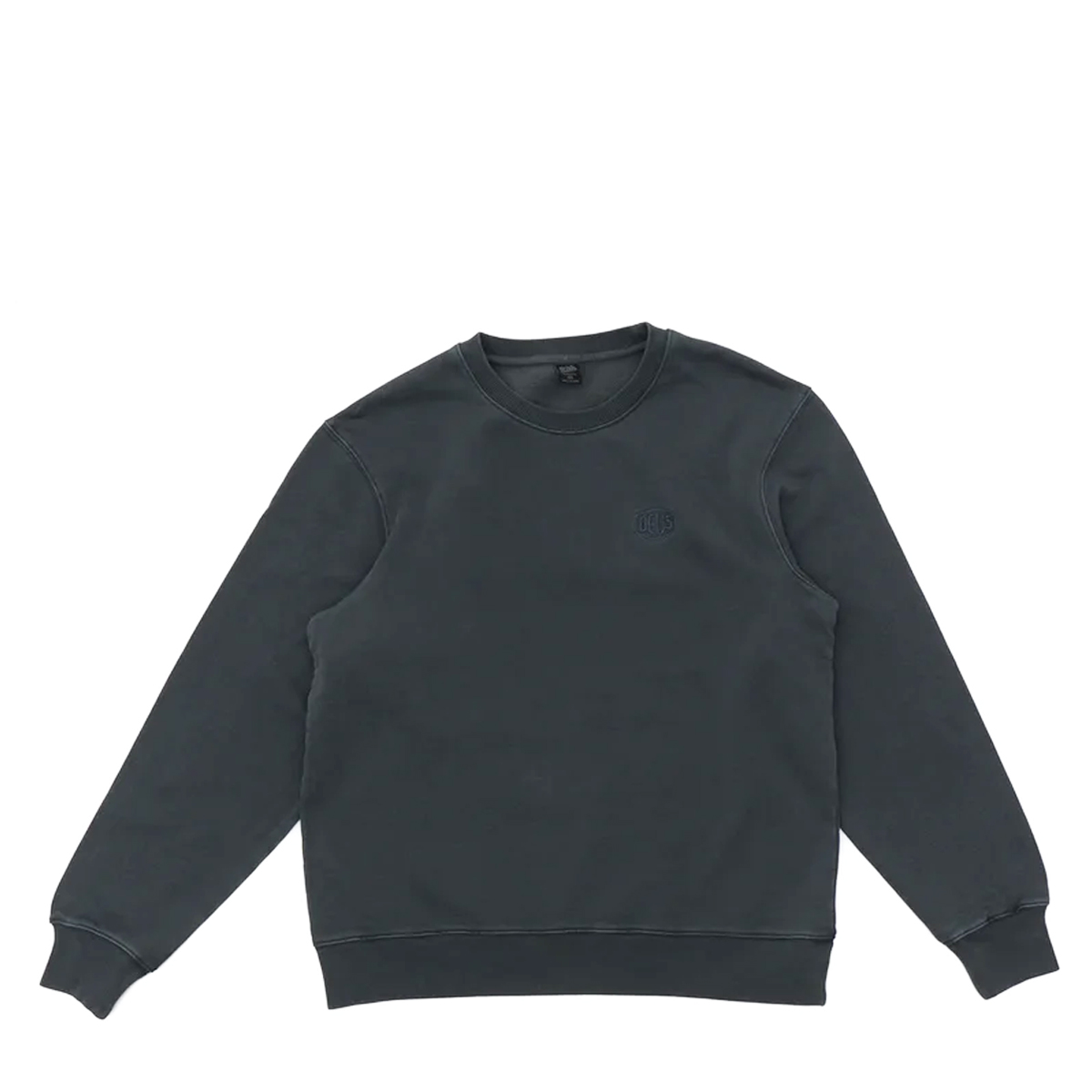 Deus Ex Machina Felpa Shield Garment Dyed Crew Antracite - 1 Deus Ex Machina Felpa Shield Garment Dyed Crew Antracite - 1