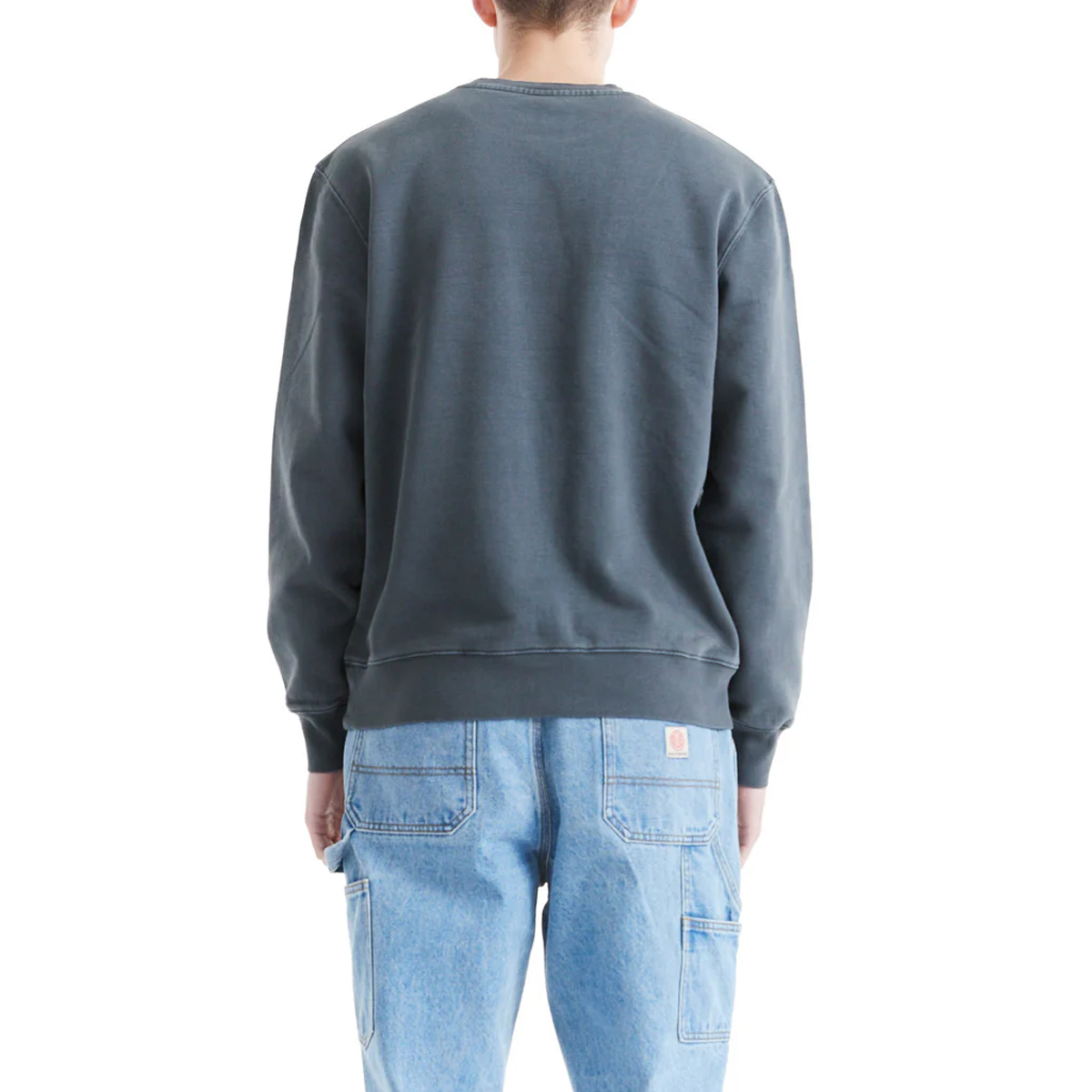 Deus Ex Machina Felpa Shield Garment Dyed Crew Antracite - 4 Deus Ex Machina Felpa Shield Garment Dyed Crew Antracite - 4