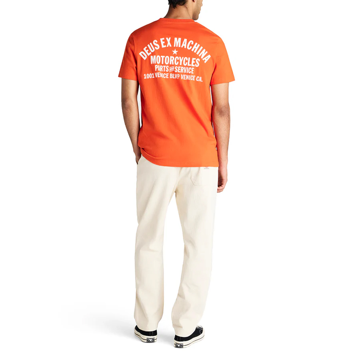 Deus Ex Machina T-Shirt Venice Address Tangerine Tango - 2 Deus Ex Machina T-Shirt Venice Address Tangerine Tango - 2