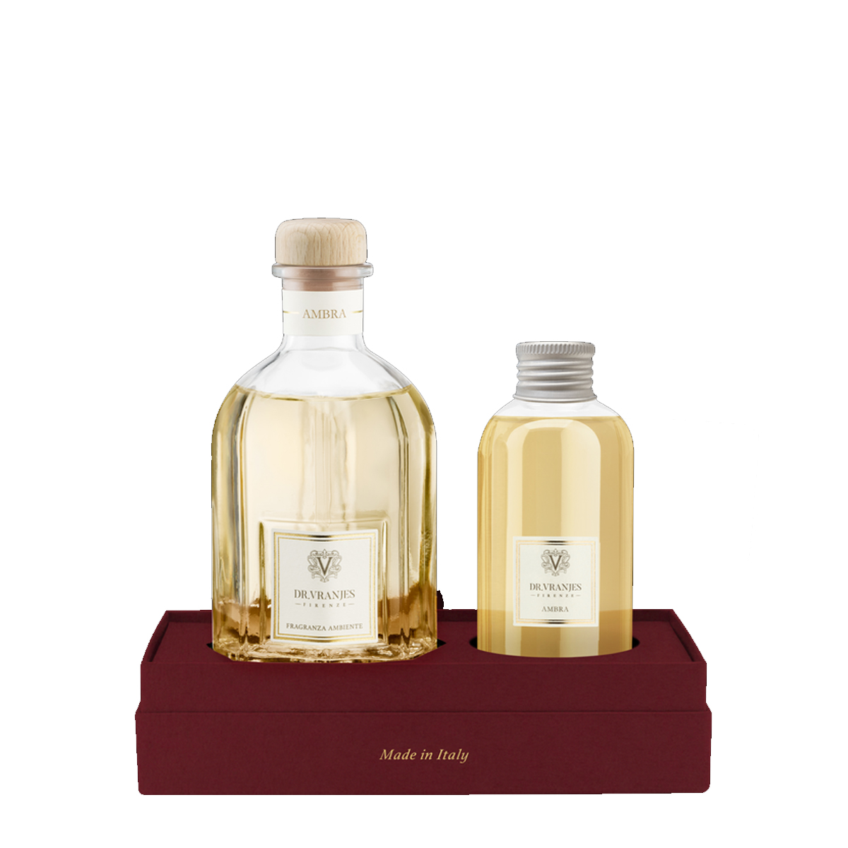 Dr Vranjes Gift Box Ambra 250 ml + Ricarica 150 ml - 1 Dr Vranjes Gift Box Ambra 250 ml + Ricarica 150 ml - 1