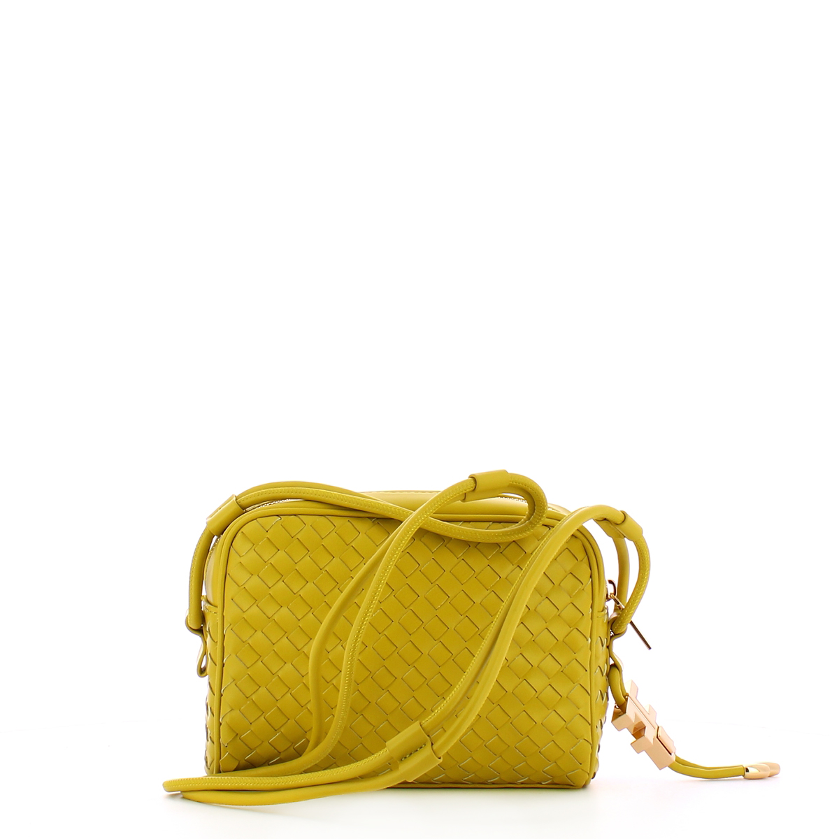 Fracomina Camera Bag intrecciata Lime - 3