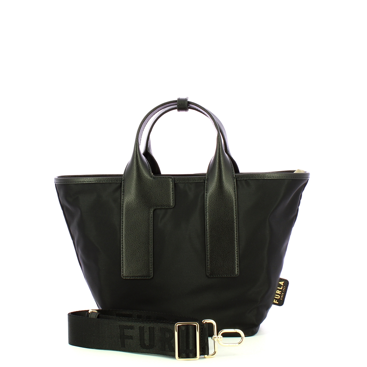Furla Tote Bag Pium M Nero Vetiver - 4