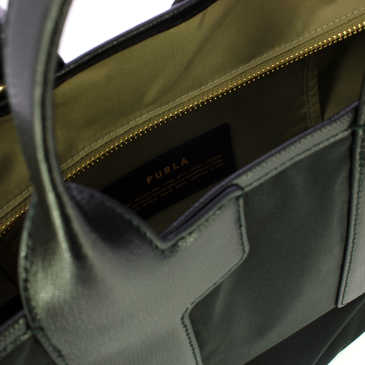 Furla Tote Bag Pium M Nero Vetiver - 5