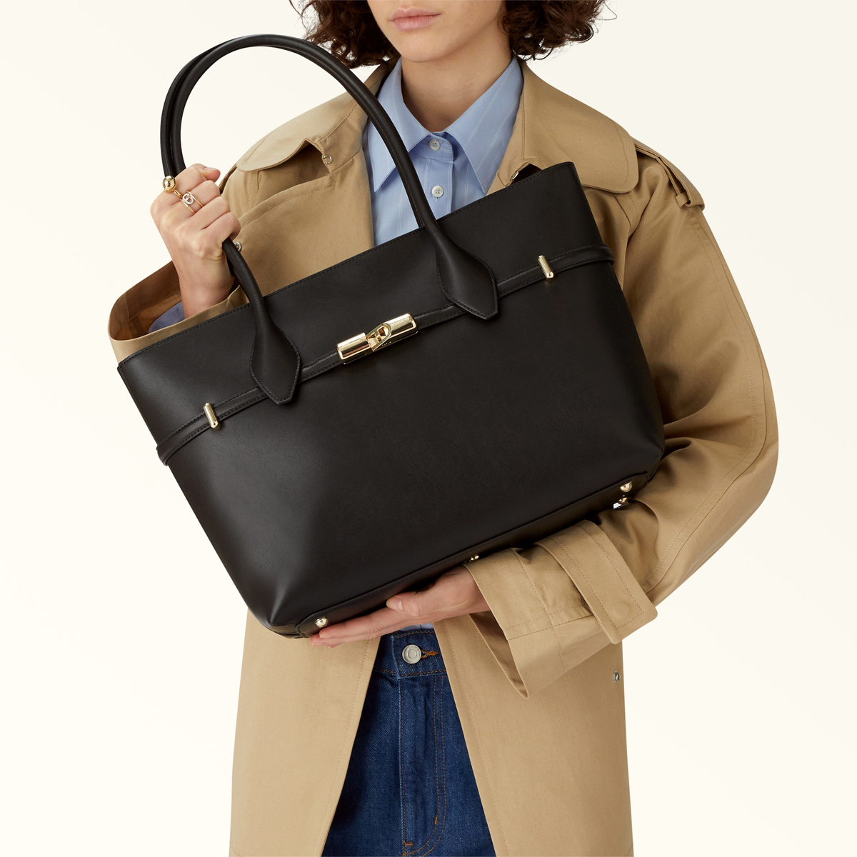 Furla Borsa a spalla Goccia L Nero - 2