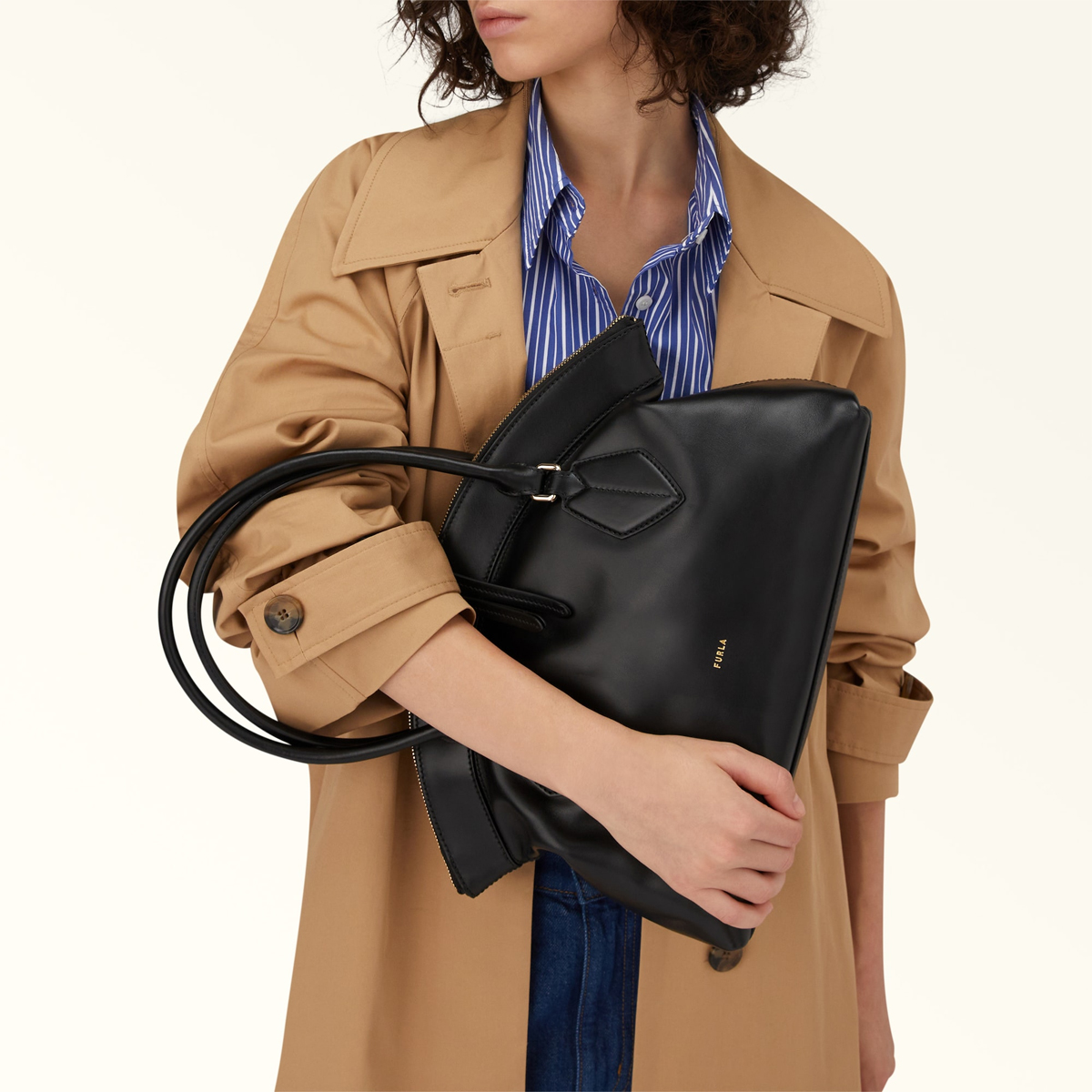 Furla Borsa a spalla Erica M Nero - 7