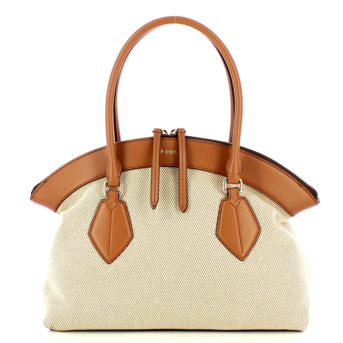 Furla Borsa a spalla Erica M Natural Brandy - 1