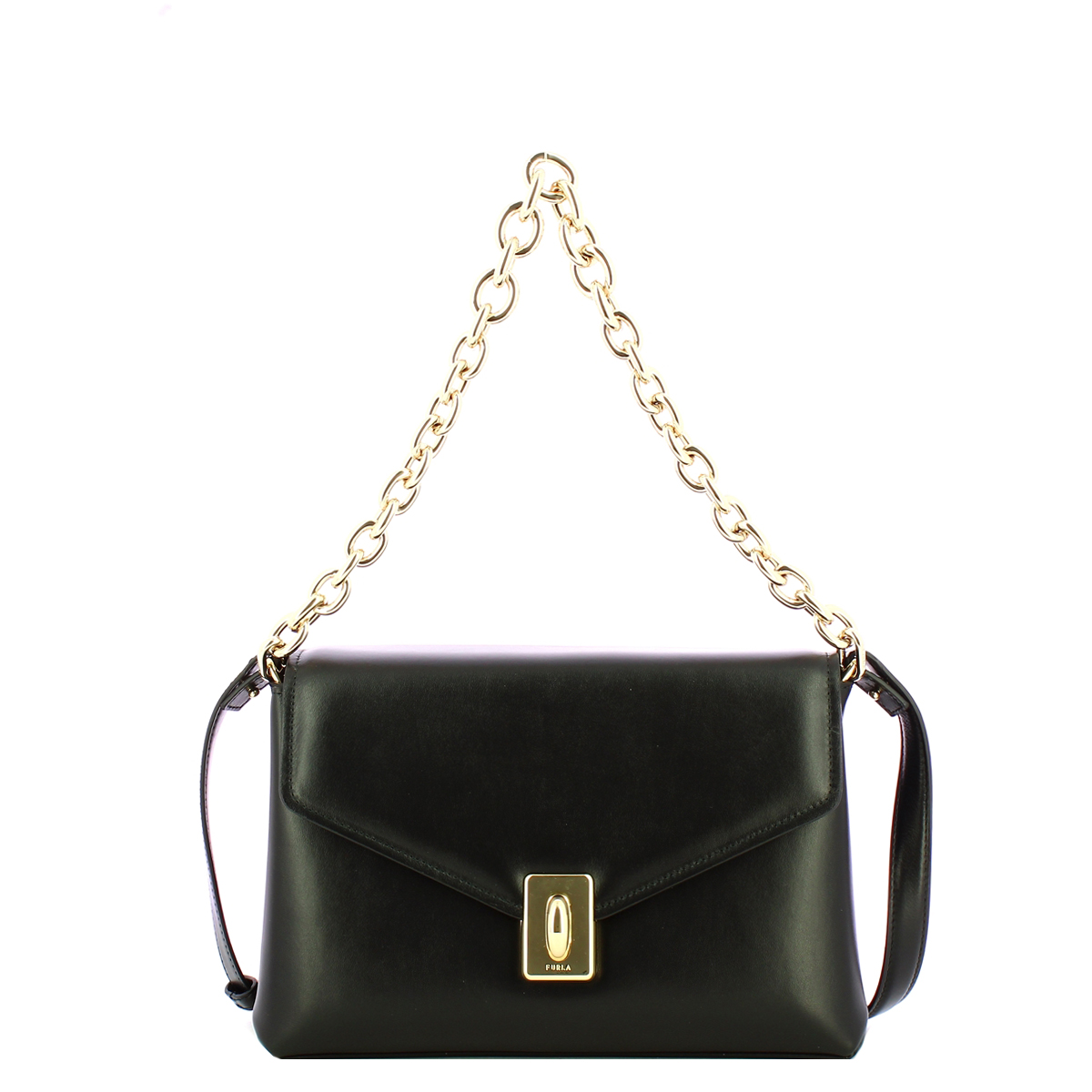 Furla Tracolla Meridiana M Nero - 1 Furla Tracolla Meridiana M Nero - 1