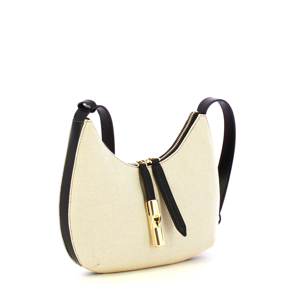 Furla Tracolla Goccia S Natural Nero - 2 Furla Tracolla Goccia S Natural Nero - 2