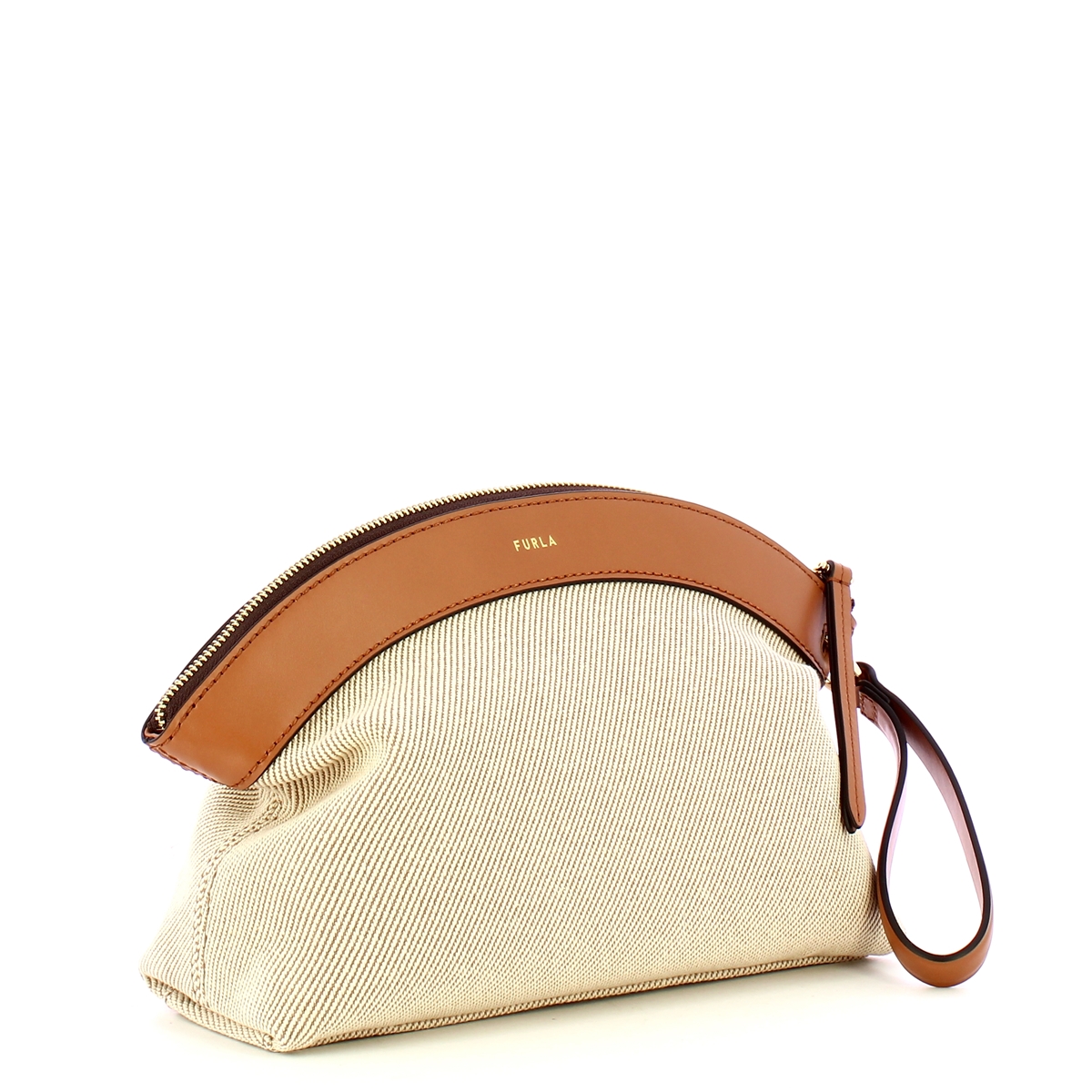 Furla Pochette Erica Natural Brandy - 2