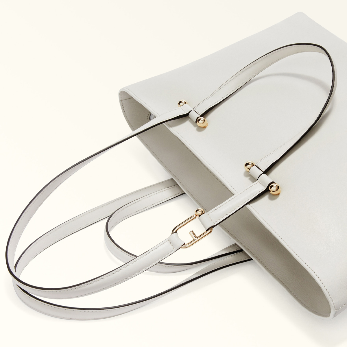 Furla Shopper Duetto Large Marshmallow Grigio - 6