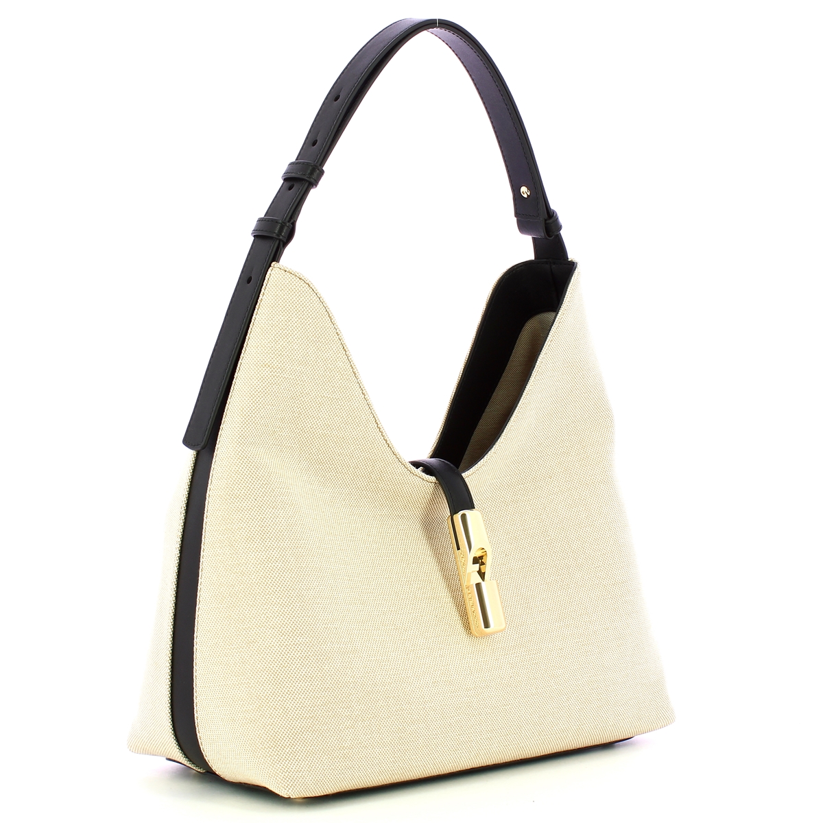 Furla Borsa a spalla Goccia M Natural Nero - 2