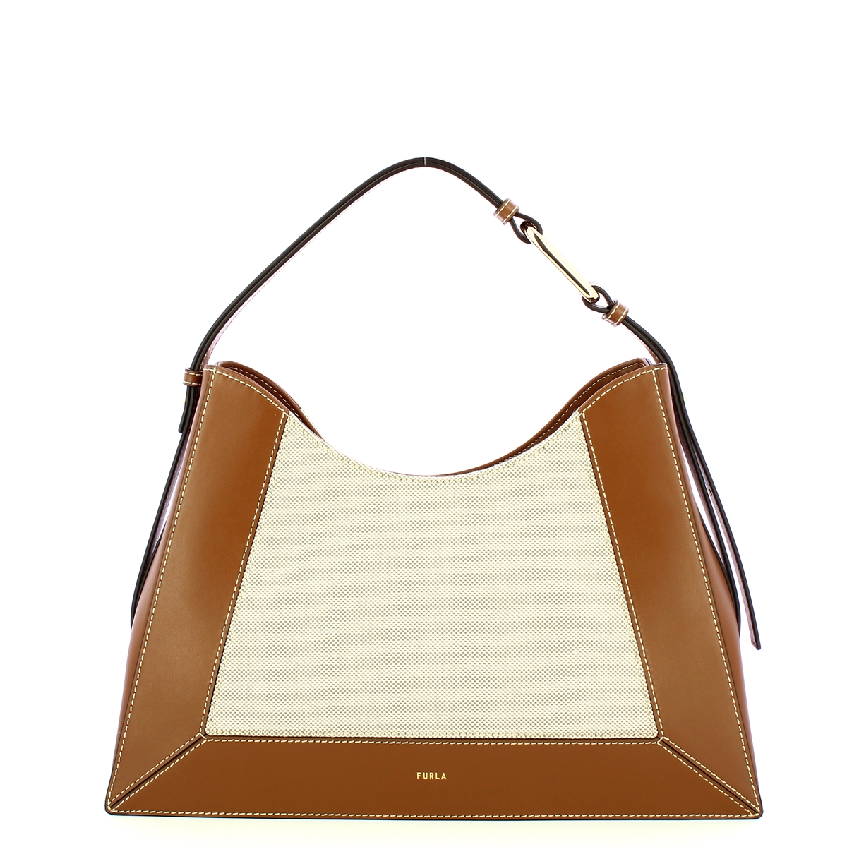 Furla Borsa a spalla Nuvola L Toni Cognac - 3