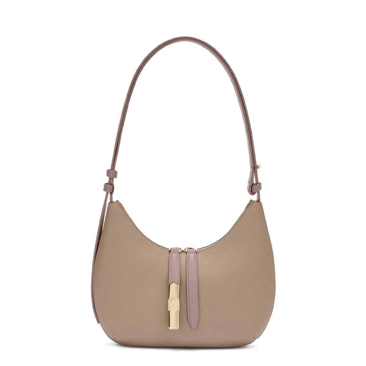Furla Sottospalla Goccia S Stucco Gray Mauve - 1 Furla Sottospalla Goccia S Stucco Gray Mauve - 1
