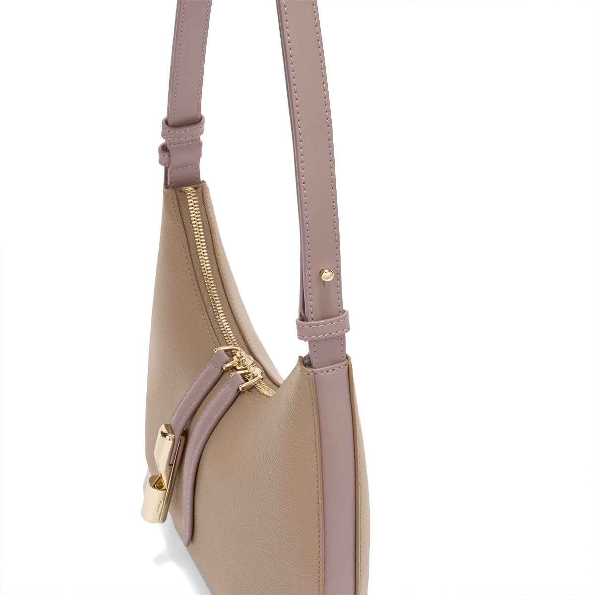 Furla Sottospalla Goccia S Stucco Gray Mauve - 3 Furla Sottospalla Goccia S Stucco Gray Mauve - 3