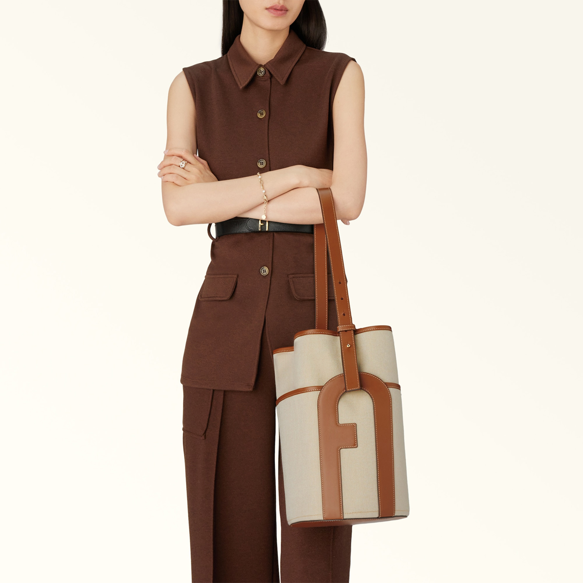 Furla Secchiello Lido M Toni Cognac - 6 Furla Secchiello Lido M Toni Cognac - 6