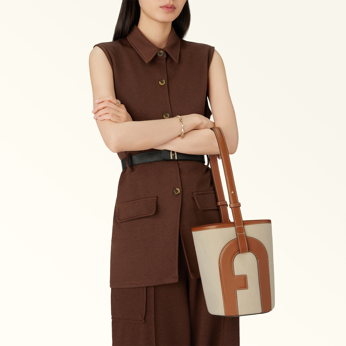 Furla Secchiello Lido S Toni Cognac - 6 Furla Secchiello Lido S Toni Cognac - 6