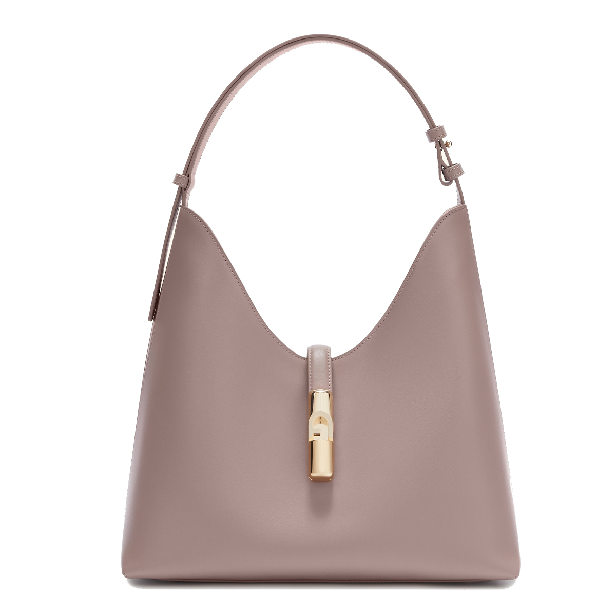 Furla Borsa a spalla Goccia M Mauve - 1 Furla Borsa a spalla Goccia M Mauve - 1
