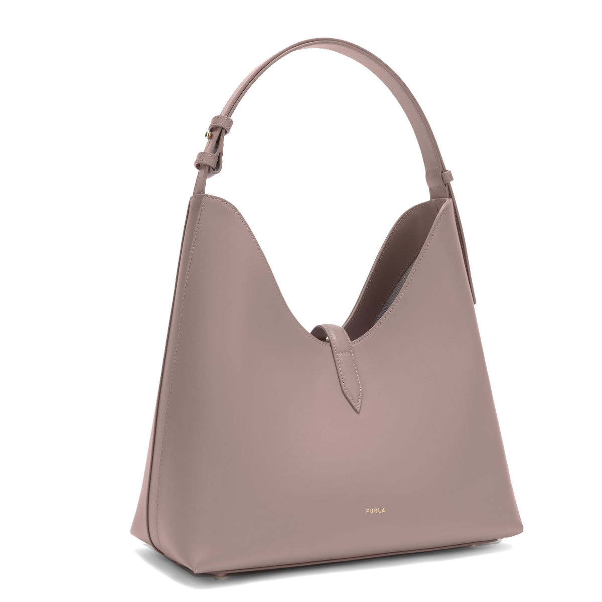 Furla Borsa a spalla Goccia M Mauve - 3 Furla Borsa a spalla Goccia M Mauve - 3