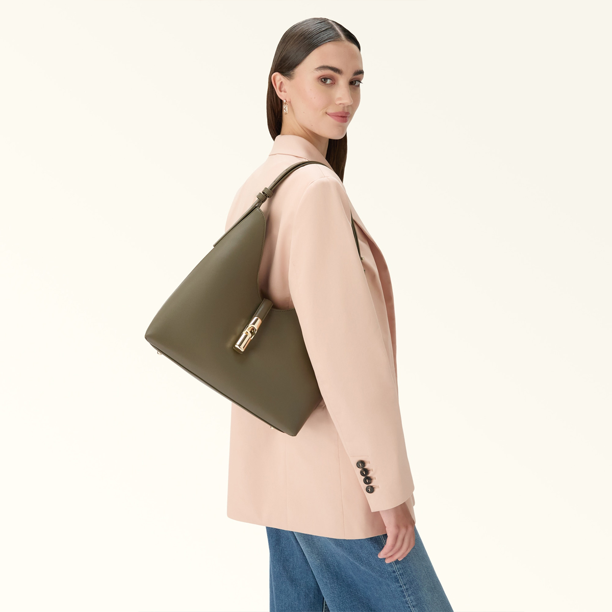 Furla Borsa a spalla Goccia M Sage - 6 Furla Borsa a spalla Goccia M Sage - 6