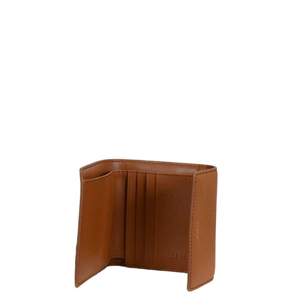 Furla Portafoglio Goccia Compact Wallet Brandy - 3 Furla Portafoglio Goccia Compact Wallet Brandy - 3