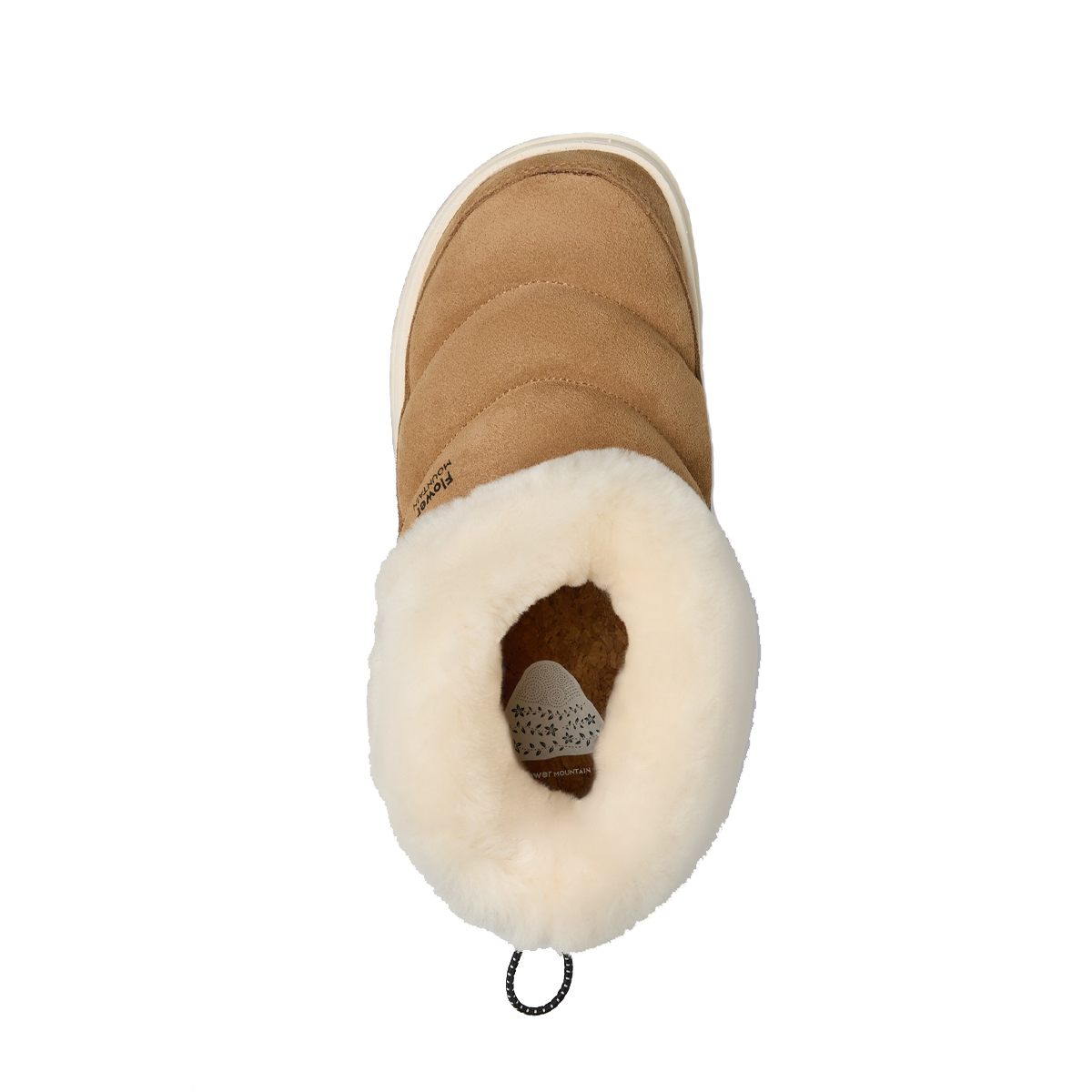 Flower Mountain Stivaletti Fami Mid Suede Shearling Brown - 3