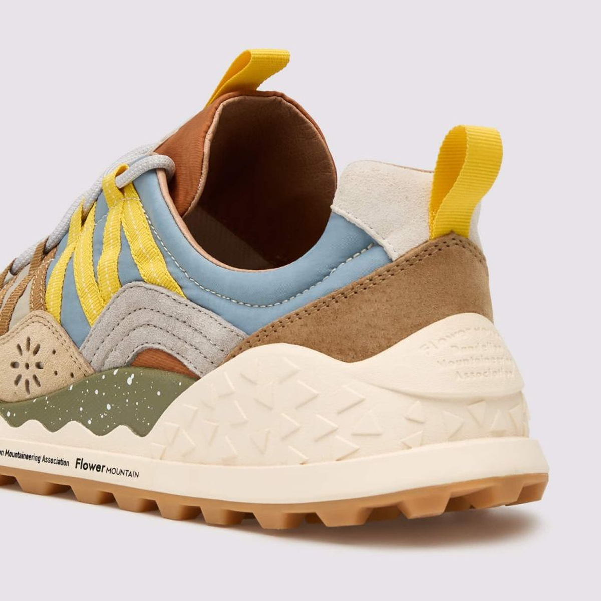 Flower Mountain Sneakers Uomo Washi Sand Grey - 5