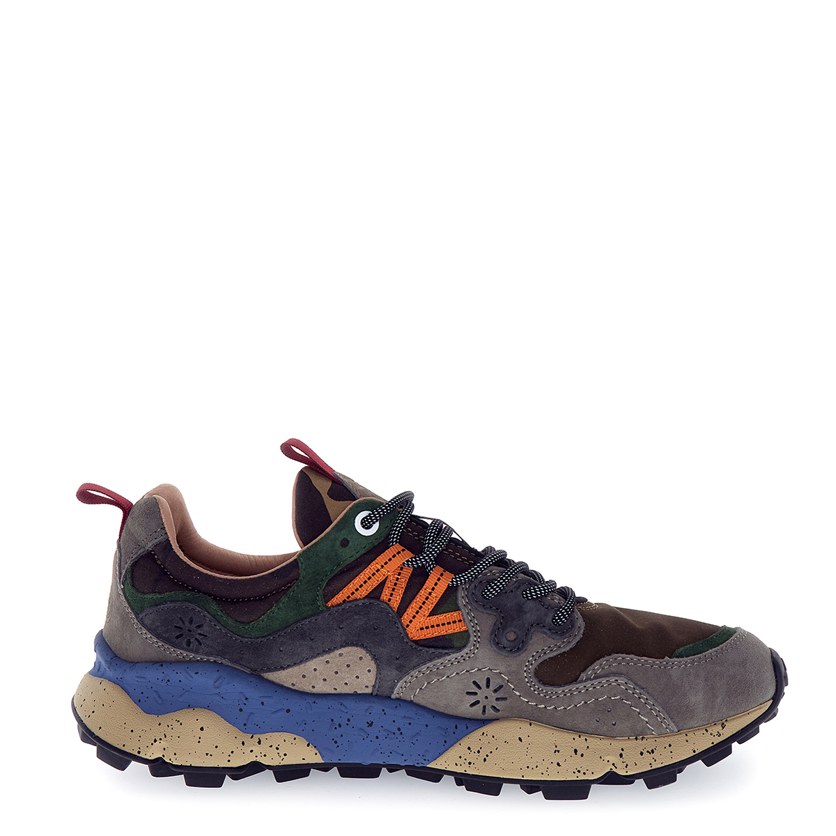 Flower Mountain Sneakers Uomo Yamano 3 Dark Grey Anthracite Black - 2 Flower Mountain Sneakers Uomo Yamano 3 Dark Grey Anthracite Black - 2