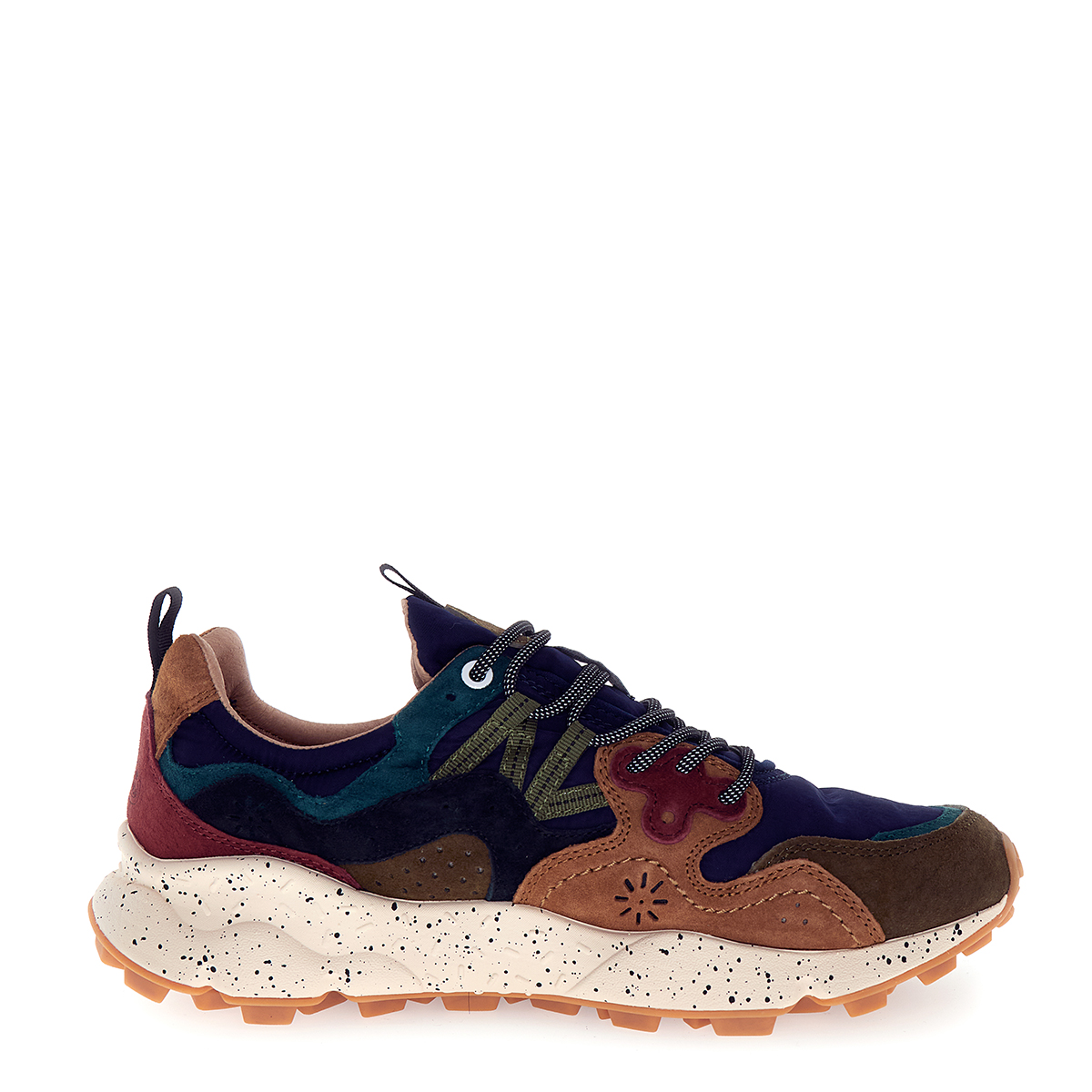 Flower Mountain Sneakers Unisex Yamano 3 Deep Mud Light Brown Navy - 2 Flower Mountain Sneakers Unisex Yamano 3 Deep Mud Light Brown Navy - 2
