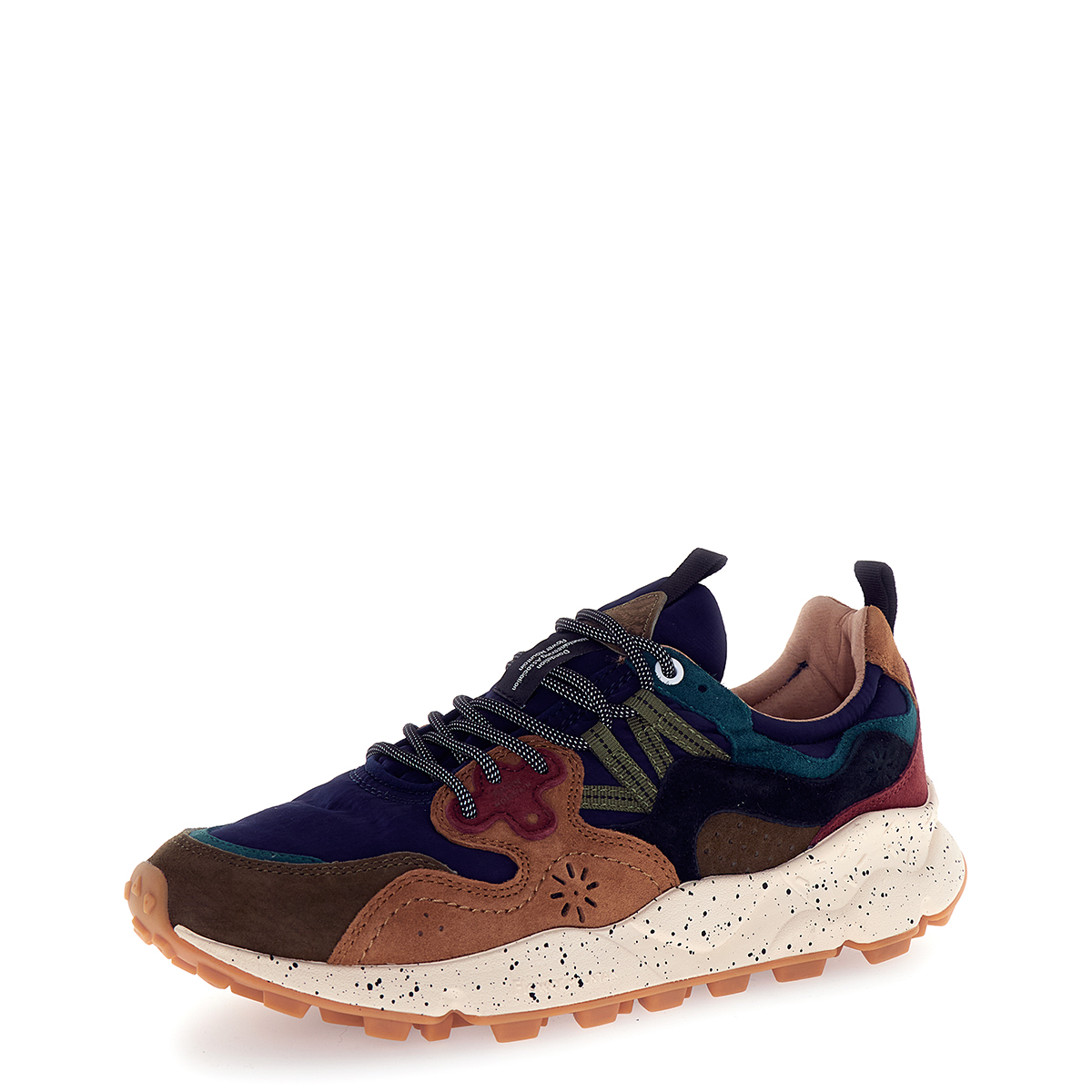 Flower Mountain Sneakers Unisex Yamano 3 Deep Mud Light Brown Navy - 3 Flower Mountain Sneakers Unisex Yamano 3 Deep Mud Light Brown Navy - 3