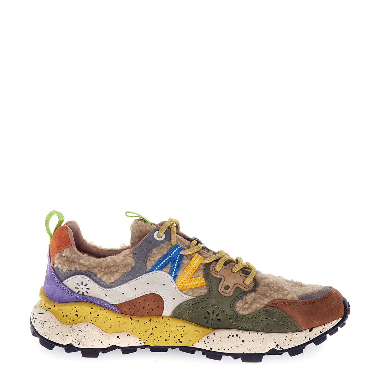 Flower Mountain Sneakers Unisex Yamano 3 Mud Grey Off White - 2 Flower Mountain Sneakers Unisex Yamano 3 Mud Grey Off White - 2