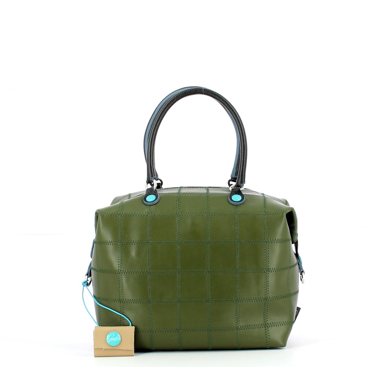 Gabs Borsa G43 L Patchwork in pelle opaca Celadon - 6 Gabs Borsa G43 L Patchwork in pelle opaca Celadon - 6