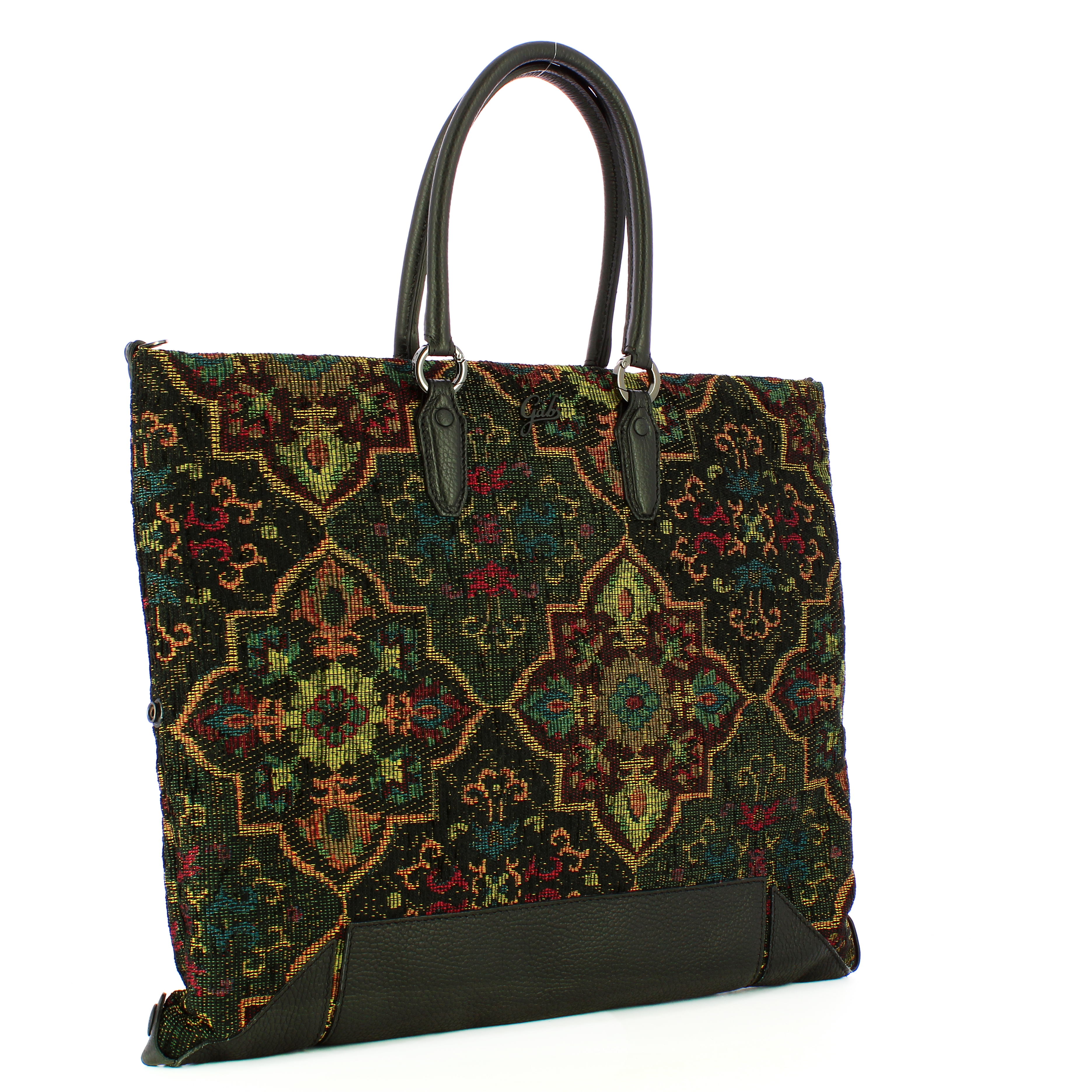 Gabs Borsa Aretha L Bull Persiano Black Nero - 2 Gabs Borsa Aretha L Bull Persiano Black Nero - 2