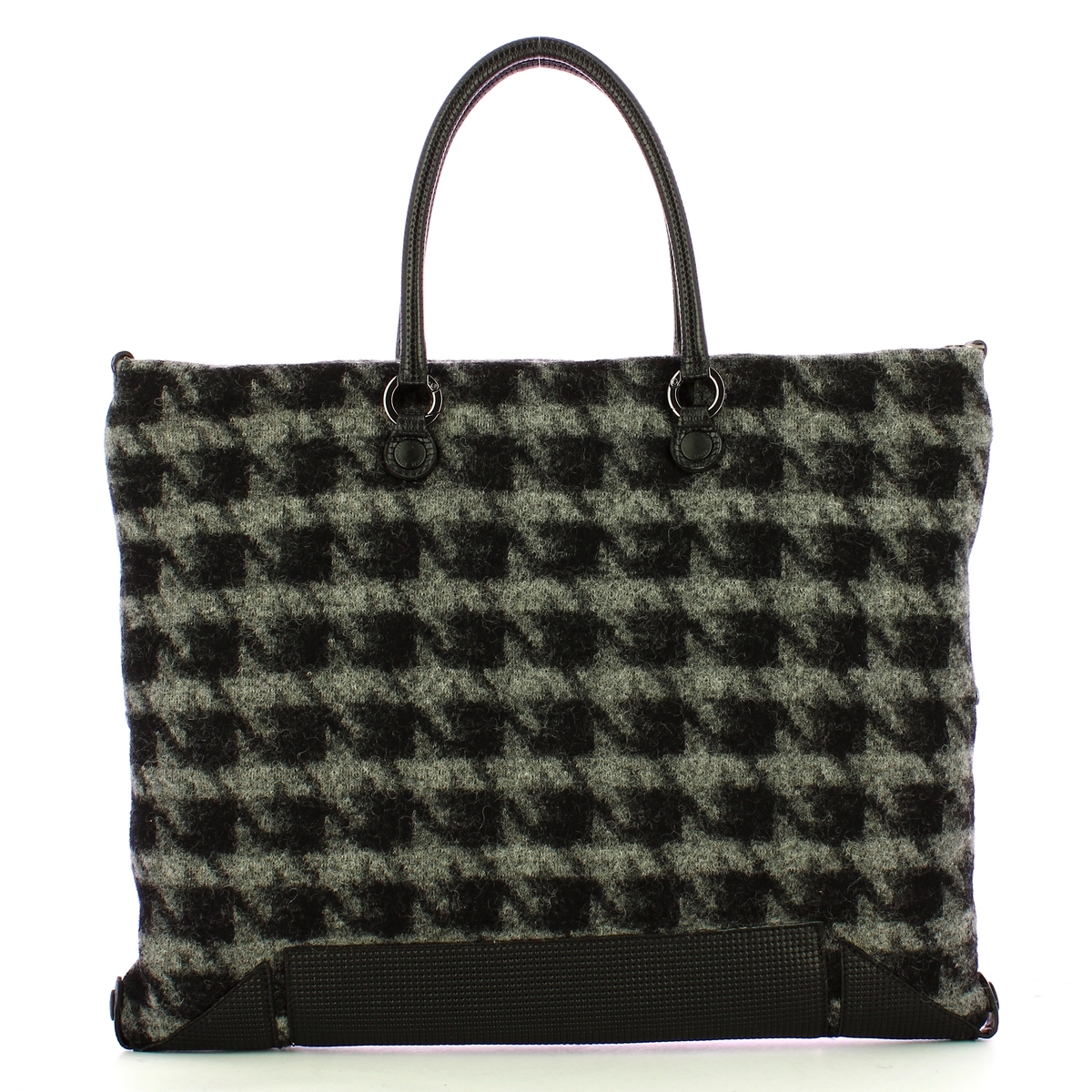 Gabs Borsa Aretha L Tessuto Nappa Nero Grigio - 3