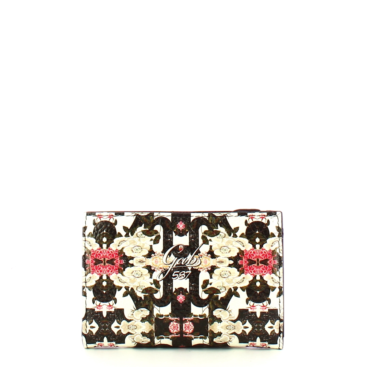 Gabs Portafoglio Gmoney14 Trip Bull Black Fiori Optical - 2
