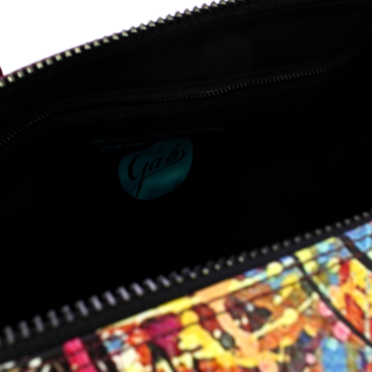 Gabs Borsa G3 Plus L Trip Pelle Bull Black Street Art - 5