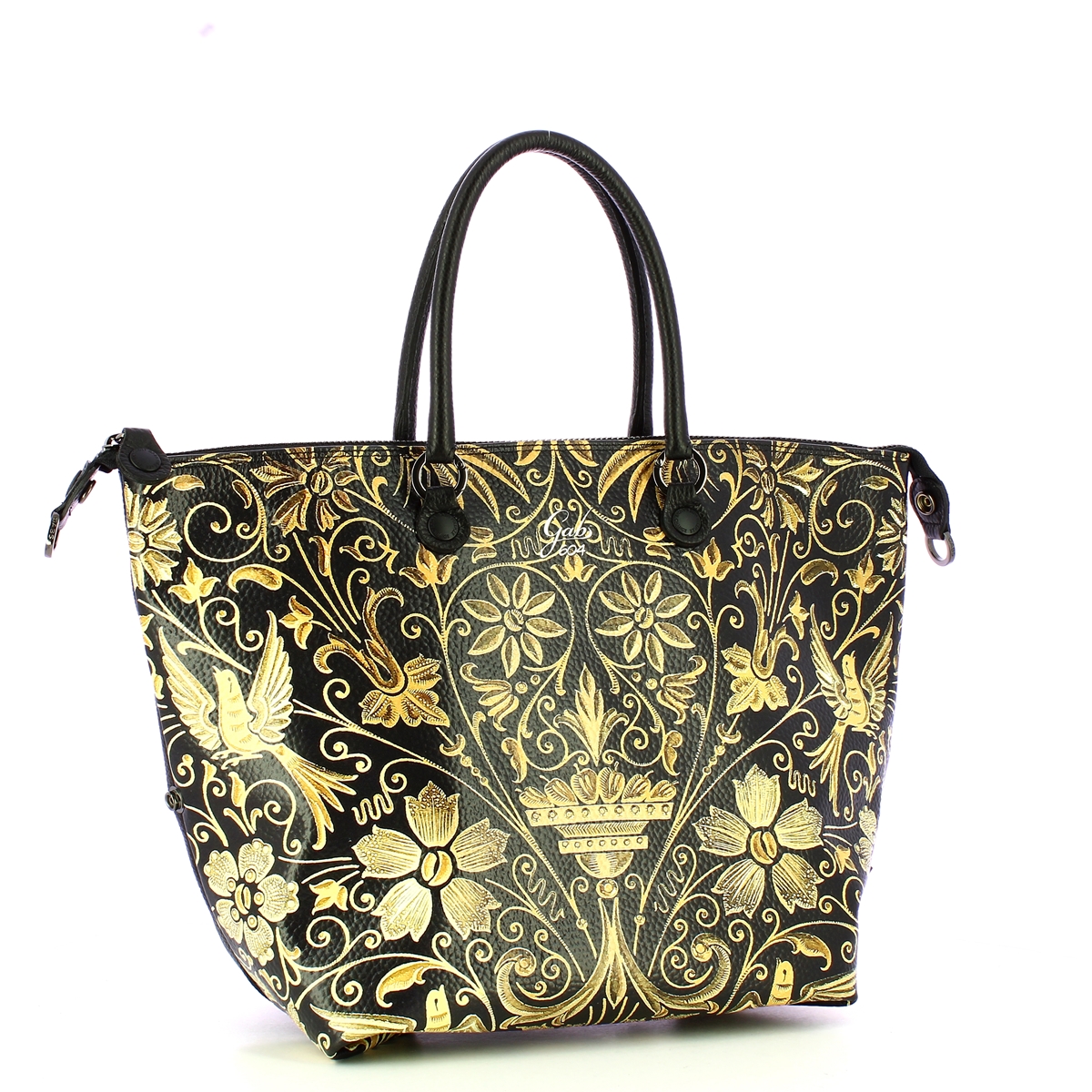 Gabs Borsa G3 Plus L Trip Pelle Bull Black Versailles - 2
