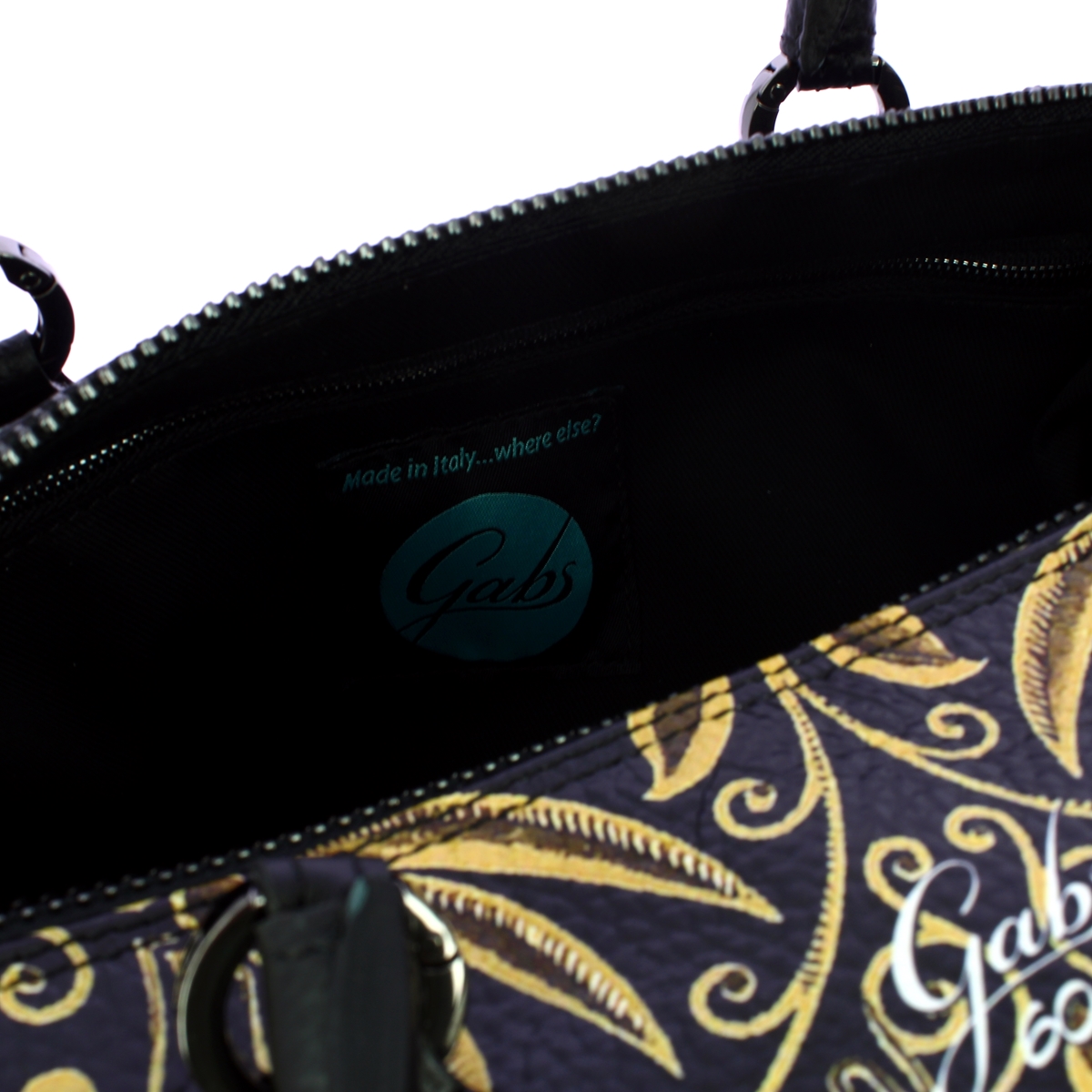 Gabs Borsa G3 Plus L Trip Pelle Bull Black Versailles - 6