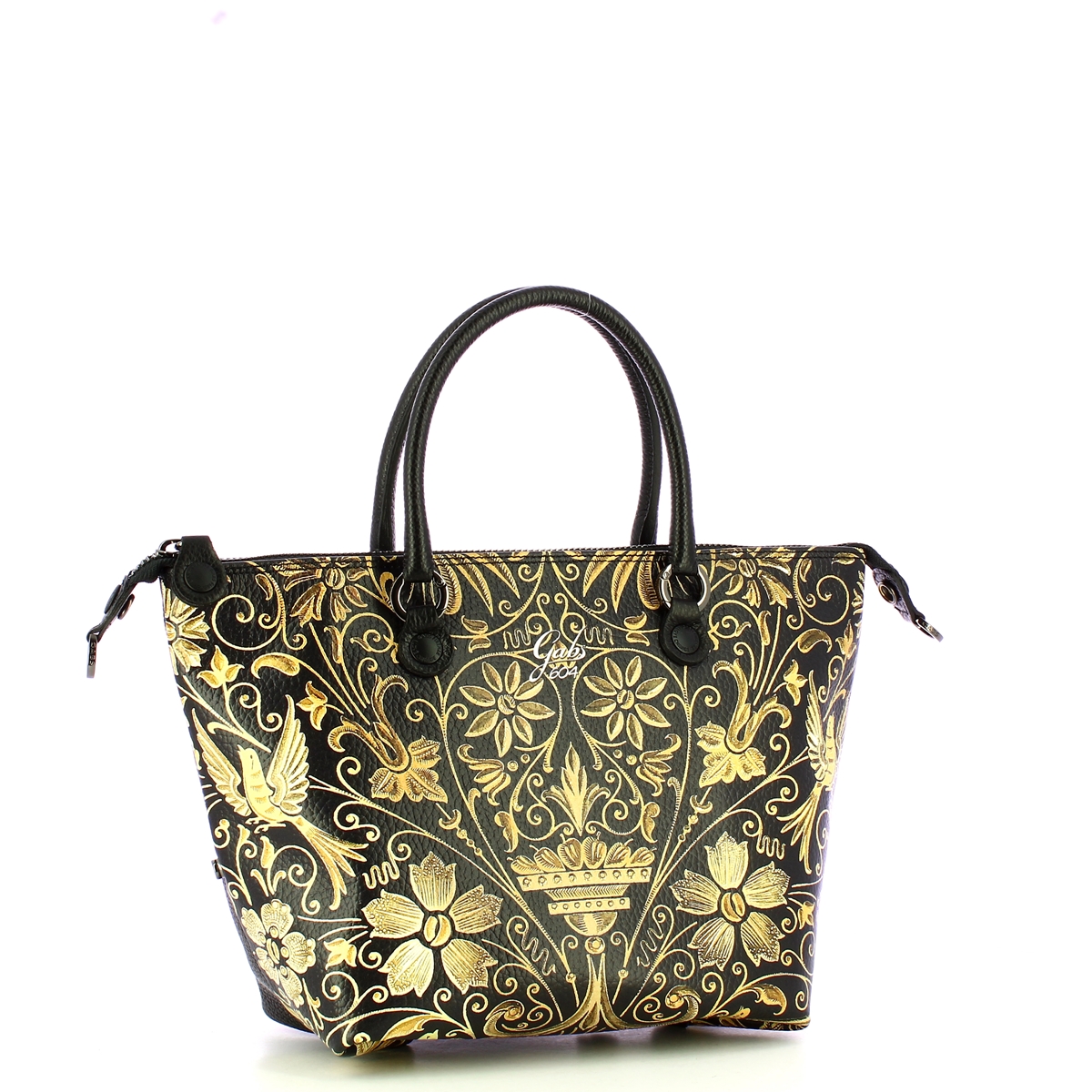 Gabs Borsa G3 Plus M Trip Pelle Bull Black Versailles - 2