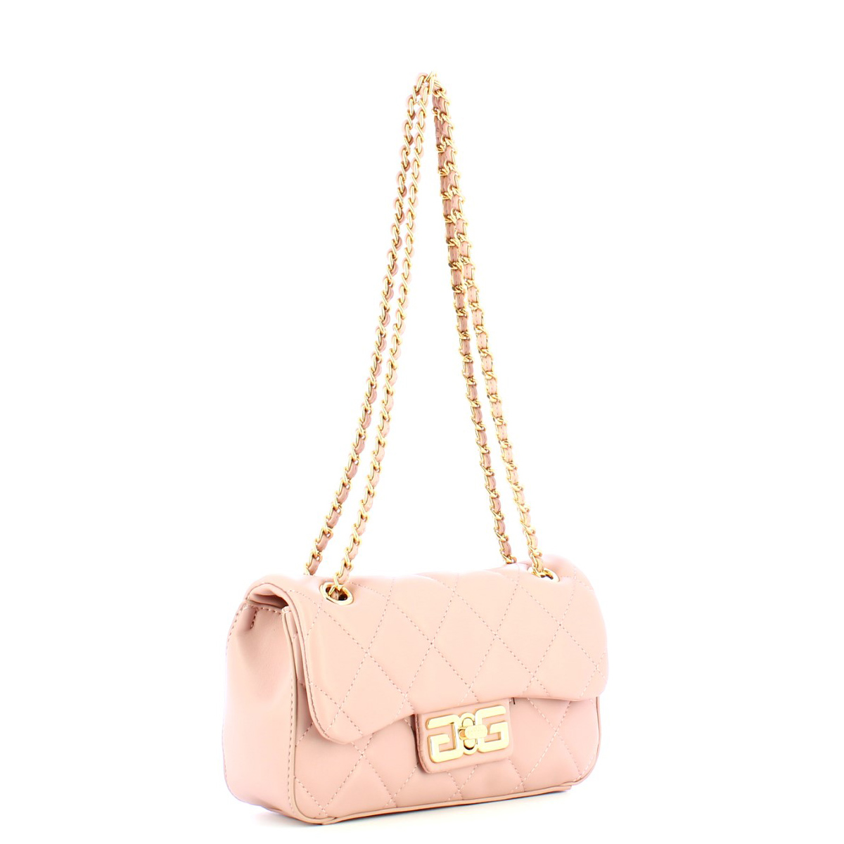 Gaëlle Mini Borsa a spalla matelassé Rosa - 2 Gaëlle Mini Borsa a spalla matelassé Rosa - 2