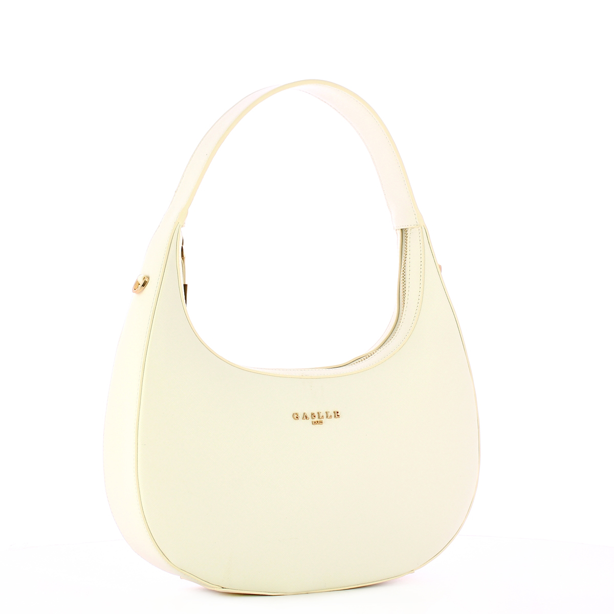 Gaëlle Hobo Bag in similpelle saffiano Bianco - 2