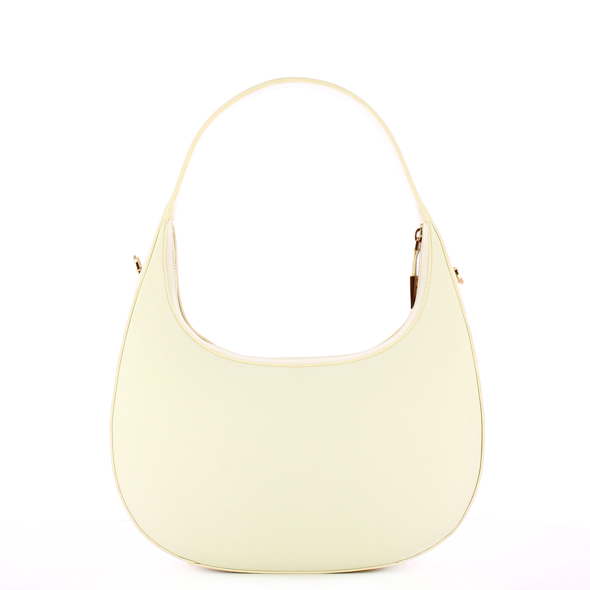 Gaëlle Hobo Bag in similpelle saffiano Bianco - 3
