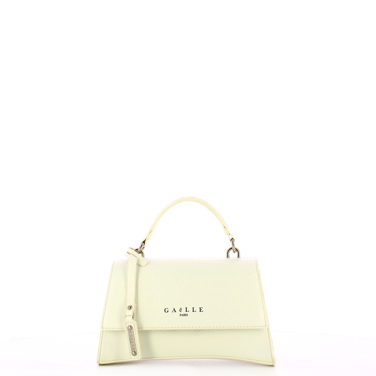 Gaëlle Mini Borsa a mano stampa cocco Bianco - 1 Gaëlle Mini Borsa a mano stampa cocco Bianco - 1