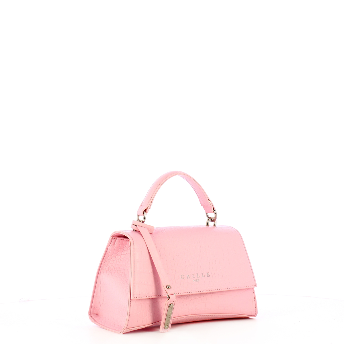 Gaëlle Mini Borsa a mano stampa cocco Rosa - 2 Gaëlle Mini Borsa a mano stampa cocco Rosa - 2