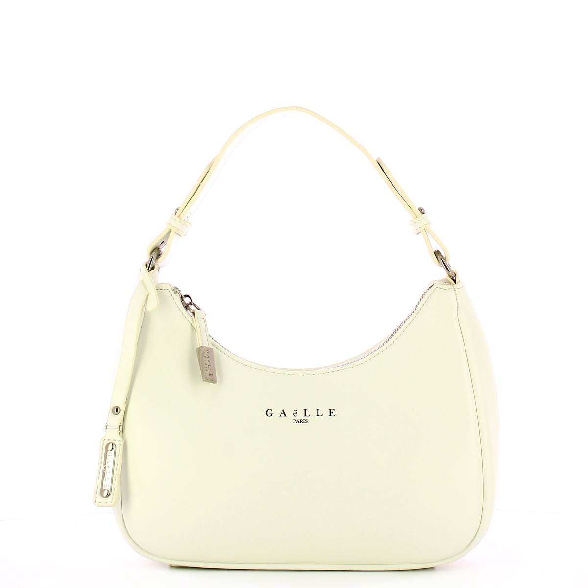 Gaëlle Hob Bag in similpelle liscia Bianco - 1 Gaëlle Hob Bag in similpelle liscia Bianco - 1